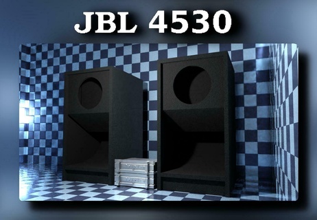 jbl 4530 orateur enceinte amplificateur l'audio bande boîte Bryston DIY musique parleurs 3d print model - Mito3D