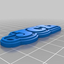 jcl1 Schmuck angepasst Schlüsselanhänger 3d print model - Mito3D