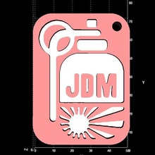 jdm etiqueta keyhanger varios 3d print model - Mito3D