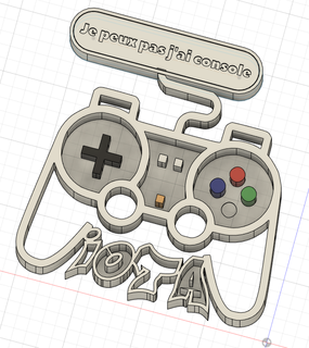 je peux pas j'ai console console games joystick  3d print model - Mito3D