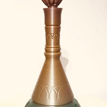 jeannie bottle stopper art jeanie genie pot new home vase 3d print model - Mito3D