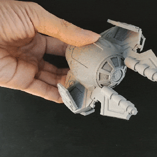 Jedi önleme Chibi star savaşlar 3d model baskı Şirin oyuncak koleksiyon Görüntüle parça yaratıcı Oyna hayran Sanat popüler ikonik dijital heykel cgi eşya uzay gemisi sci fi Uzay 3d print model - Mito3D