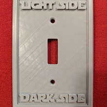 jedi light switch cover 3d print model - Mito3D