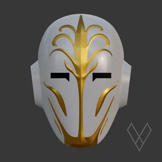 jedi tempio guardia maschera stella guerre Guerre stellari 3d print model - Mito3D