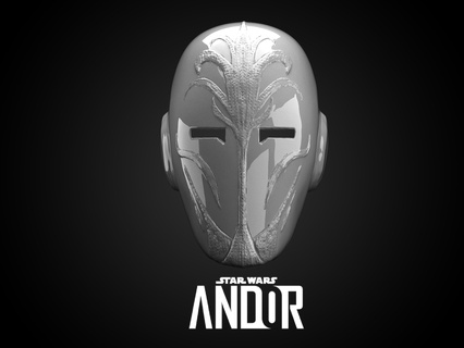 jedi tempio guardia maschera casco Andor ribelli jedi tempio guardia stella guerre Andor casco maschera 3d print model - Mito3D
