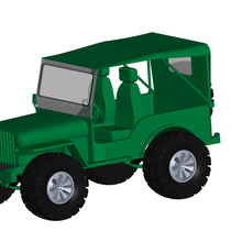 jeep 3d print model - Mito3D