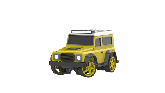 jeep - housing rc car - printable 3d model - stl files - commercial 3d printable toy craft diy hobby housing rc radio control car enclosure cars cover body arduino vehicle  3d print model - Mito3D