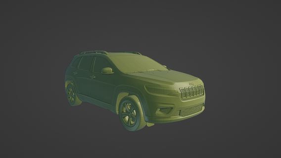jipe Cherokee limitado 2019 2020 2021 2022 EUA americano carro SUV estrada cruzamento terreno 3d print model - Mito3D