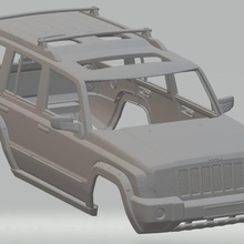jeep cherokee stampabile corpo macchina gioco auto slot scalextric shell rc radio il monitoraggio tamiya miniz 1-10 1-32 1-18 1-24 3d print model - Mito3D