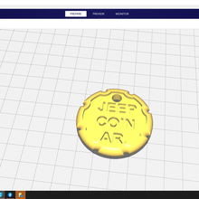 jipe moeda ar gadget colecionável 3d print model - Mito3D
