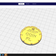 jeep coin fl gadget 3d print model - Mito3D