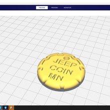 jeep coin mn gadget 3d print model - Mito3D