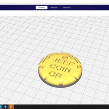 jeep coin or gadget 3d print model - Mito3D