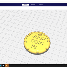 jeep coin ri gadget 3d print model - Mito3D