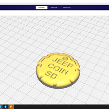 jeep coin sd gadget 3d print model - Mito3D