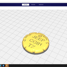 jeep coin tx gadget 3d print model - Mito3D
