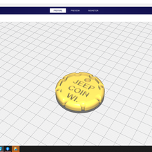todoterreno moneda wi artilugio 3d print model - Mito3D