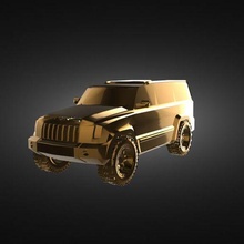 jeep commander 2003 3d print model - Mito3D