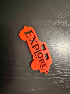 jeep explorer keychain 3d print model - Mito3D