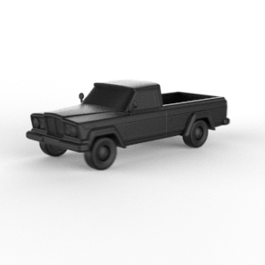 jeep gladiator 1962 pre-supported diecast miniatures scalemodels collectibles 1 32 43 64 76 87 cars precision supported hobby diorama vehicles detailing collectors automobilia custom 3d print model - Mito3D