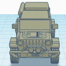 jeep gladiator stralunato art auto rc 3d print model - Mito3D