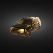 Jeep großartig Cherokee 3d print model - Mito3D