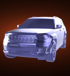 Jeep großartig Cherokee Automobil Wagen Fahrzeug Rallye Rennen Sport Derby Turbo Geschwindigkeit 3d print model - Mito3D