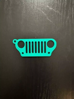 jeep grill off-road keychain 3d print model - Mito3D