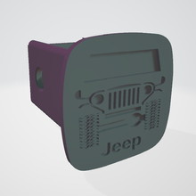 jeep hitch hider game vehicles 3d print model - Mito3D