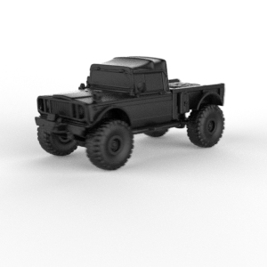 jeep kaiser m715 olive drab ogre 1967 pre-supported diecast miniatures scalemodels collectibles 1 32 43 64 76 87 cars precision supported hobby diorama vehicles detailing collectors automobilia custom 3d print model - Mito3D