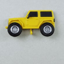 jeep key hanger print-in-place mechanism gadget keyhook art toy wall 3d print model - Mito3D