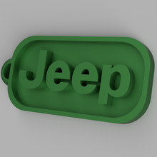 Jeep Logo Schlüsselbund 3d print model - Mito3D