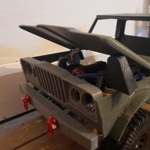 jeep m715 gioco rc crawler macchina corpo copertura corporea roccia 3d print model - Mito3D