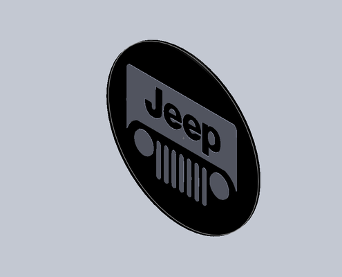 jeep porta vasos autom vil automovil emblema carro logo de auto car coche 3d print model - Mito3D