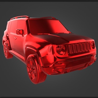jeep renégat croisement SUV gta gtav besoin vitesse Douane réglage modification gt turbo course voiture véhicule asphalte 3d print model - Mito3D