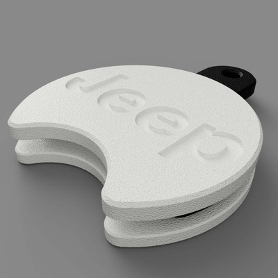 cip alışveriş araba yonga madeni para kulp destek anahtar fob bozuk sahibi anahtarlık zincir kartı alışveriş çipi klips dekorasyon paralar cips 3d print model - Mito3D