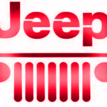 jeep pochoir art jk wrangler 3d print model - Mito3D