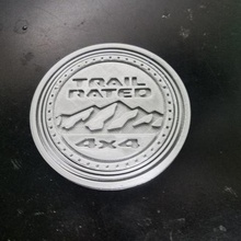 jeep trail rated drink coaster home food 3d print model - Mito3D