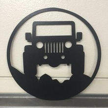 jeep arte de parede arquitetura wallart office 3d print model - Mito3D