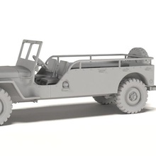 Jeep Willys 10 3d print model - Mito3D