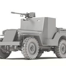Jeep Willys 1 3d print model - Mito3D