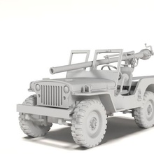 jeep willys 7 3d print model - Mito3D