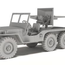 Jeep Willys 8 3d print model - Mito3D