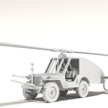 jeep Willys 9 3d print model - Mito3D