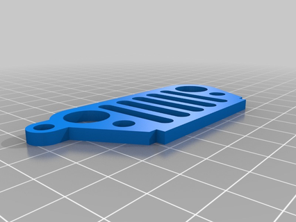 jeep willys keychain keychains 3d print model - Mito3D