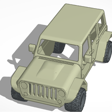 jeep wrangler 3d print model - Mito3D