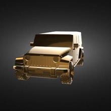 jeep wrangler 3d print model - Mito3D