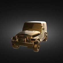 jeep cow boy 3d print model - Mito3D