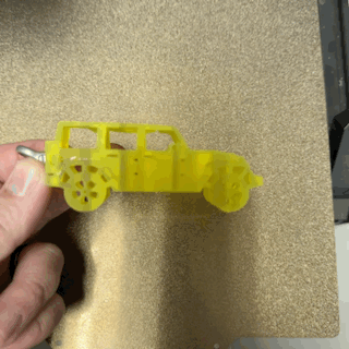 jeep cow boy 4 porte clés door logo art perspective route 3d print model - Mito3D