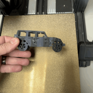 jeep wrangler 4 door - 4-door logo art perspective offroad 3d print model - Mito3D